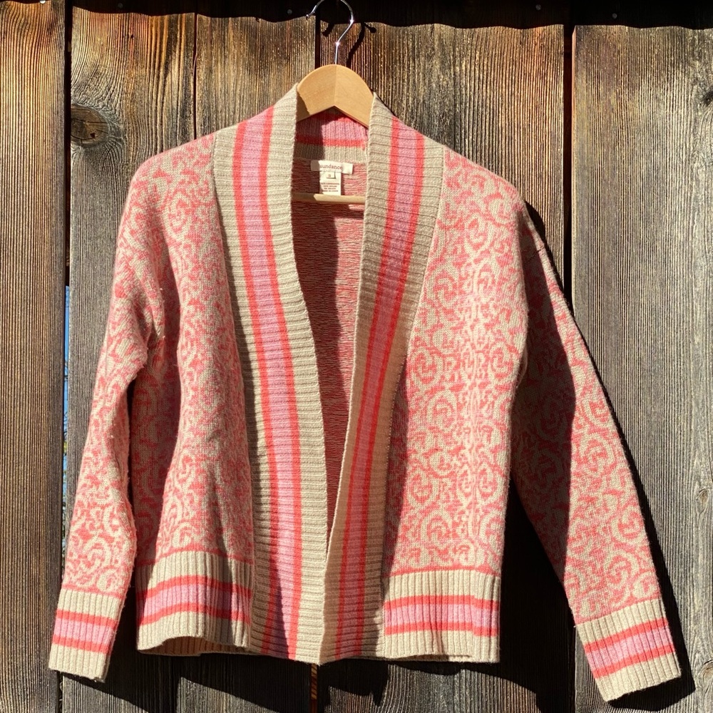 Sundance Catalog lamb’s wool/nylon sweater, size small
